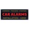 Signmission Car Alarms Installation Banner Concession Stand Food Truck Single Sided B-30026 - alternate 1